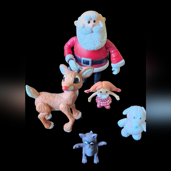 Plastic Rudolph and the Island of Misfit Toys Figurines - Picture 3 of 3